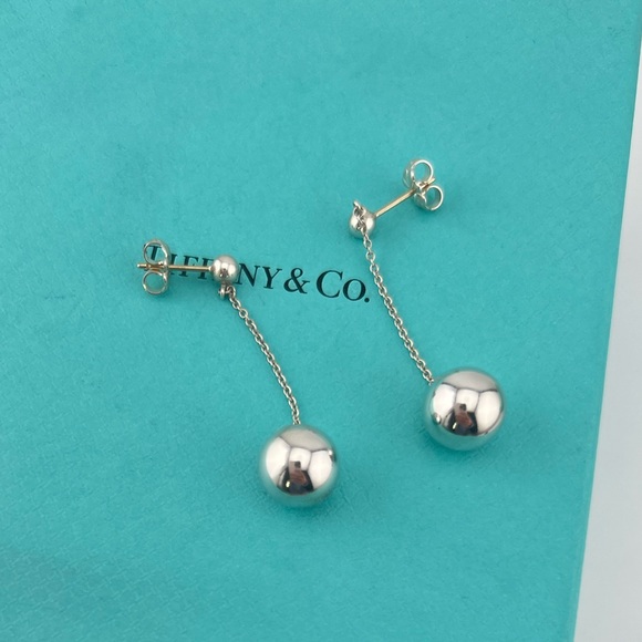 Tiffany & Co. Hardwear Ball Drop Earrings Sterling Silver - Picture 7 of 7
